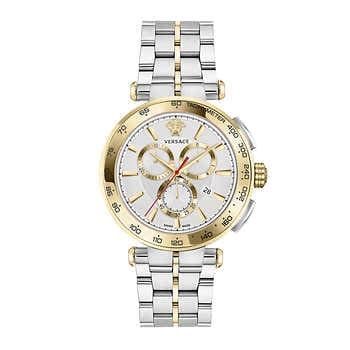 versace aion stainless steel men's chronograph watch|Versace watch costco.